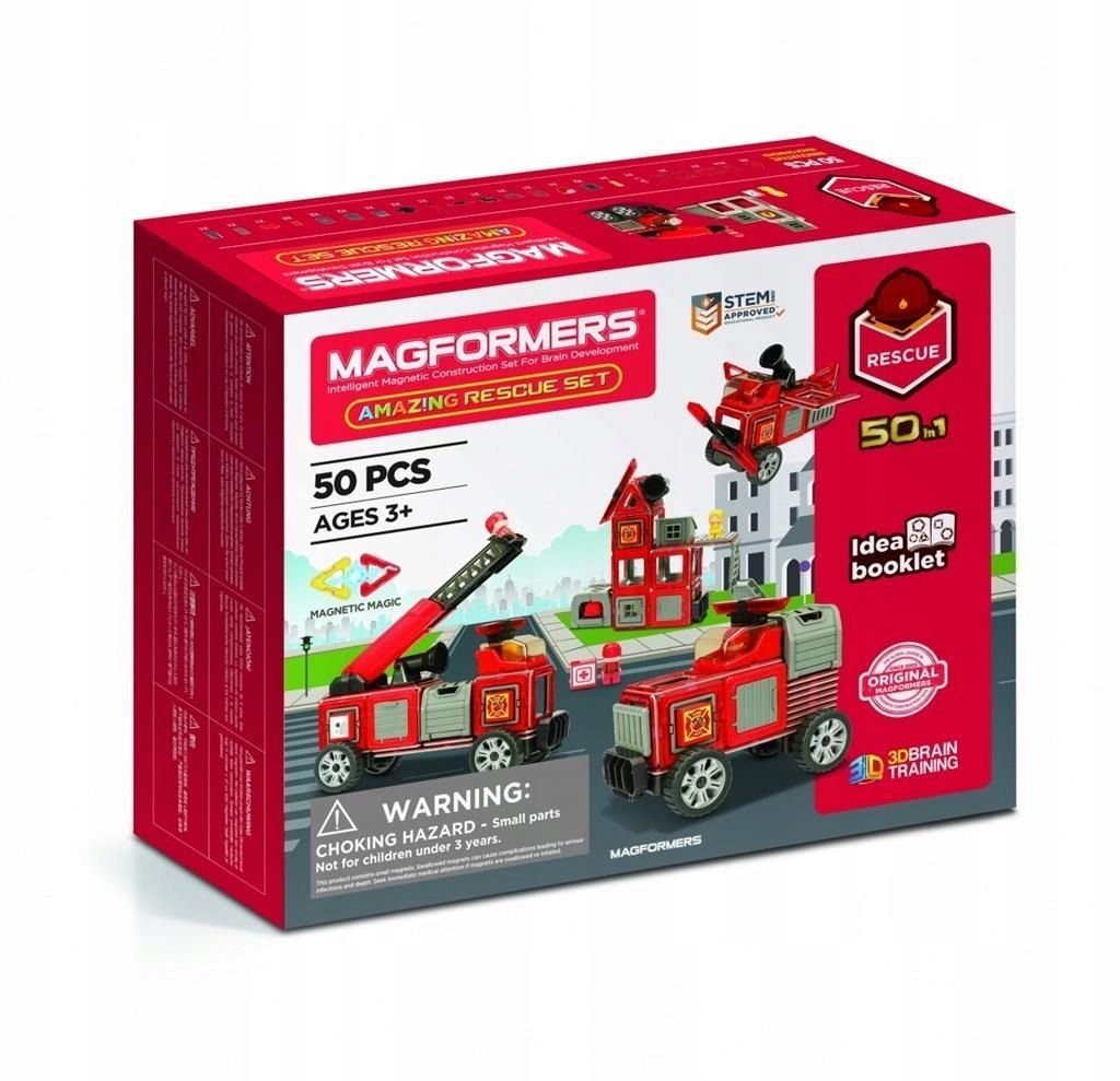 Magformers Zestaw Ratunkowy 50el, Magformers