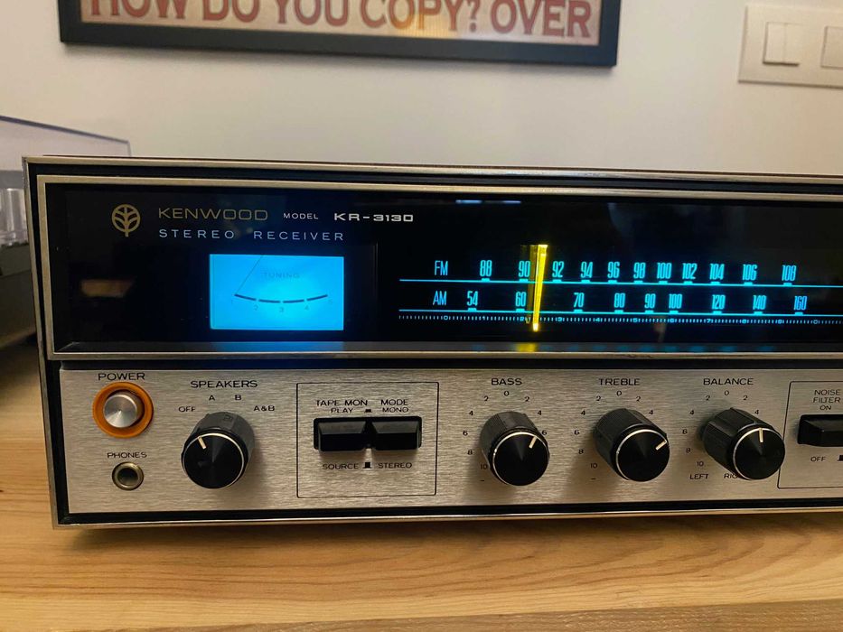 Receiver stereo vintage Kenwood KR 3130