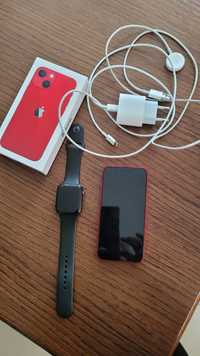 Telefon iphone13 mini 128 i zegarek apple watch 5