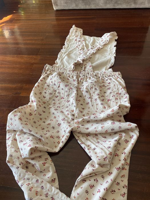 Macacão Bege Florido