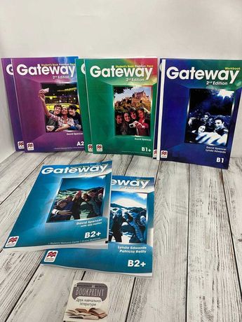 Gateway 2nd edition A2,B1,B1+,B2+ (книга+зошит)