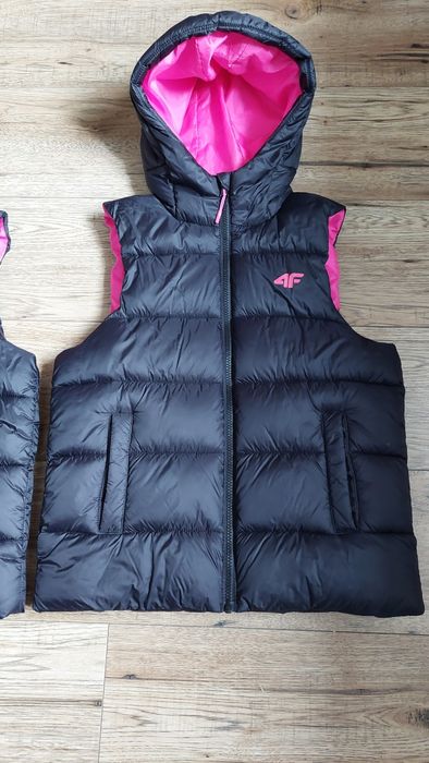 2 kamizelki dla bliźniaczek 4F 152cm jak nowe
