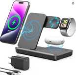 Indukcyjna stacja ładująca do zegarka Apple Watch i iPhone'a 3w1