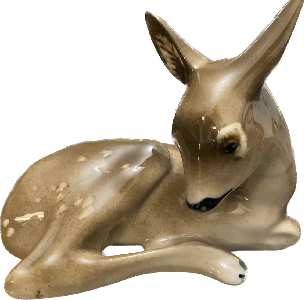 Sarenka sarna figurka porcelana Chodzież numerowana