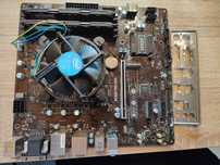 Płyta główna MSI z procesorem Intel + 2x kość RAM