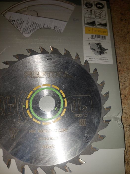 Festool tarcza do zagłębiarki