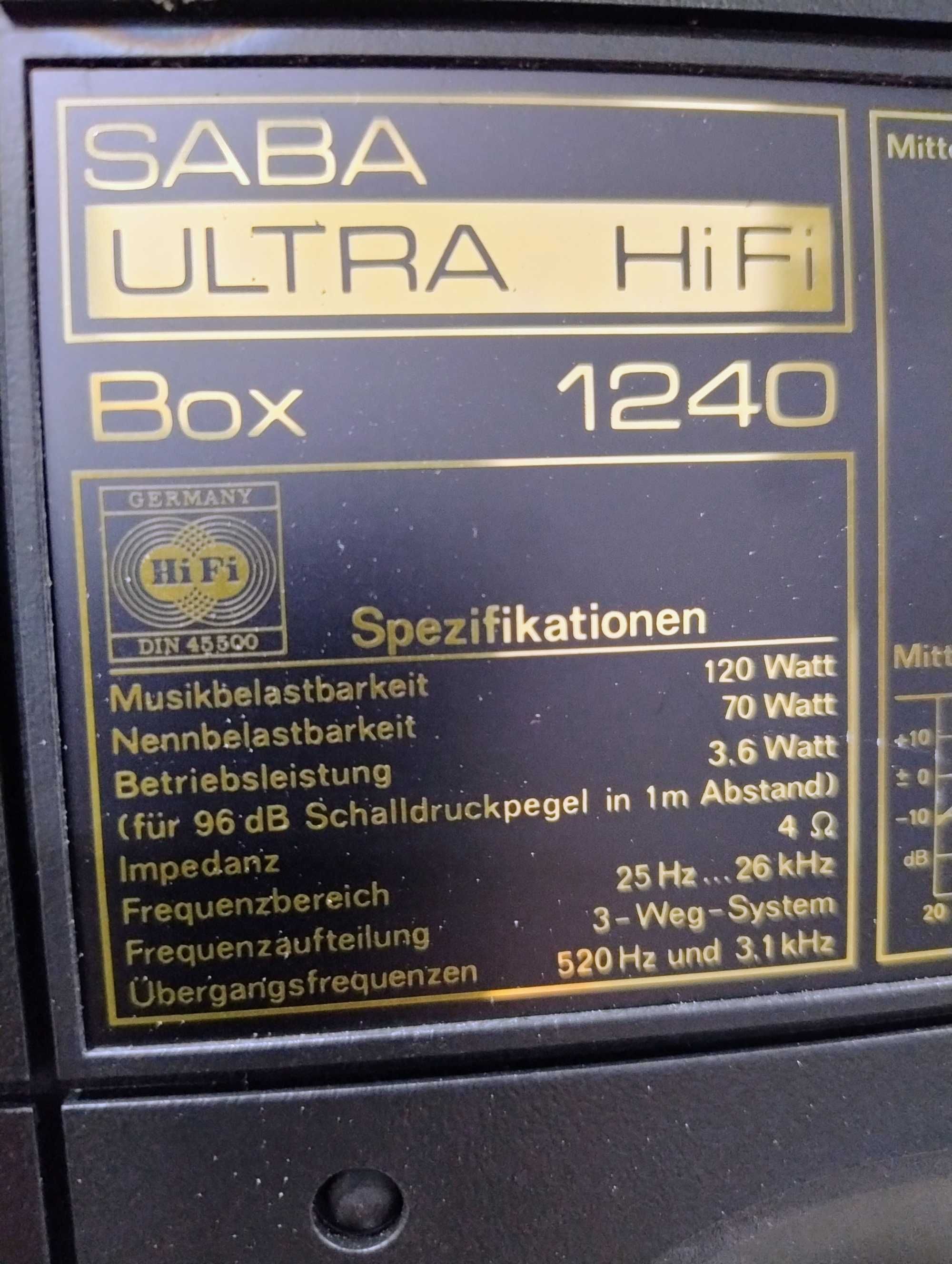 Saba Ultra HiFi box справжній вінтаж
