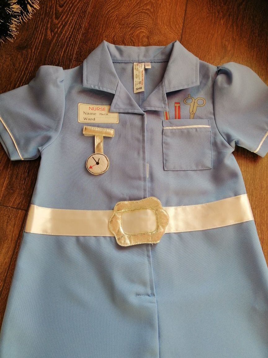 Дитяче новорічне плаття лікаря, медсестри на 6-8 років