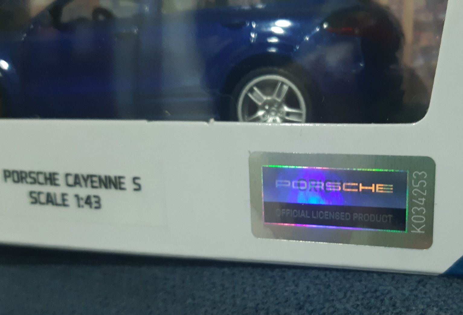 Автомодель TechnoDrive Porsche Cayenne S Blue. Лицензионная.