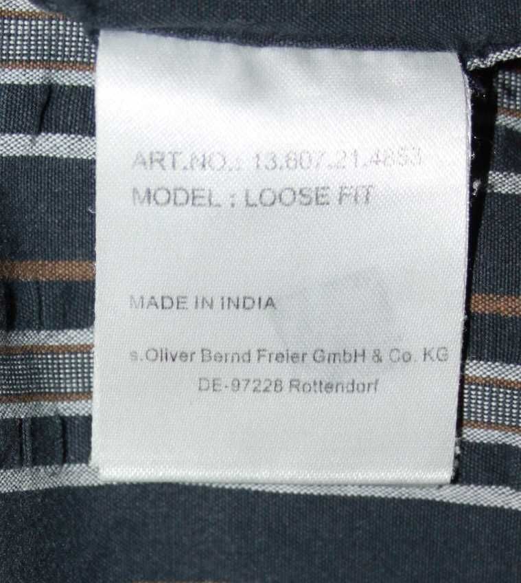 Мужские рубашки S.Oliver размер L (Индия)