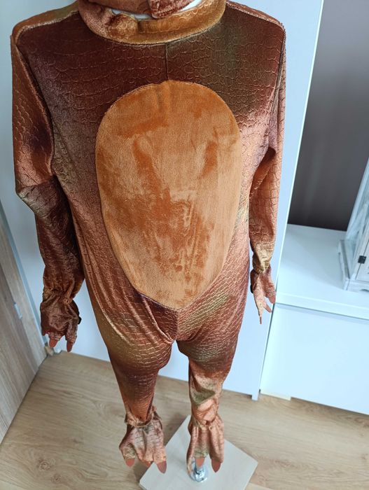 NOWY strój karnawałowy SMOKA DINOZAURA KROKODYLA kostium 104/116 (189)