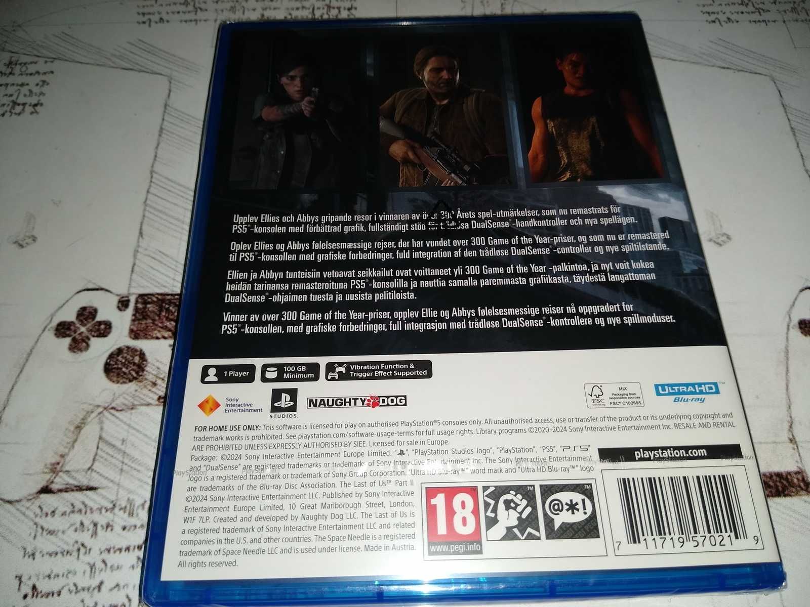 The Last of Us Part II Remastered Ps5 polska wersja nowa