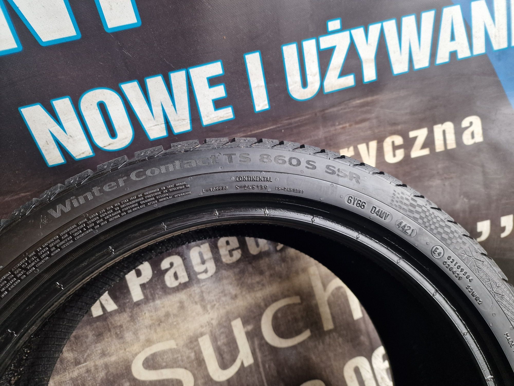 Opona zimowa 245/40/19 V XL 98V Continental Ranflat Pojedyncza 6.6mm
