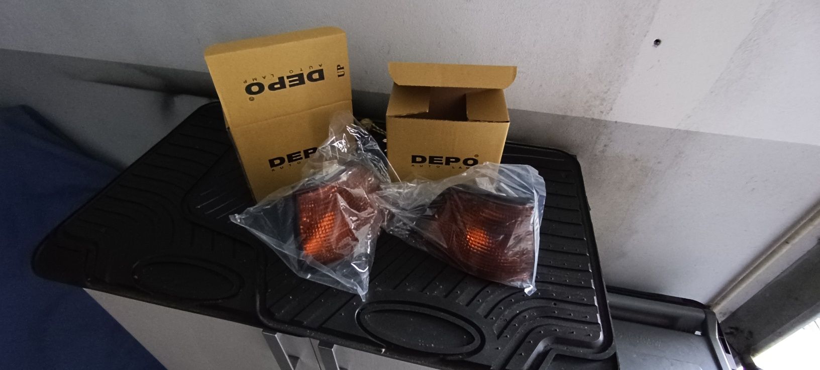 Piscas em laranja escurecidos BMW E36