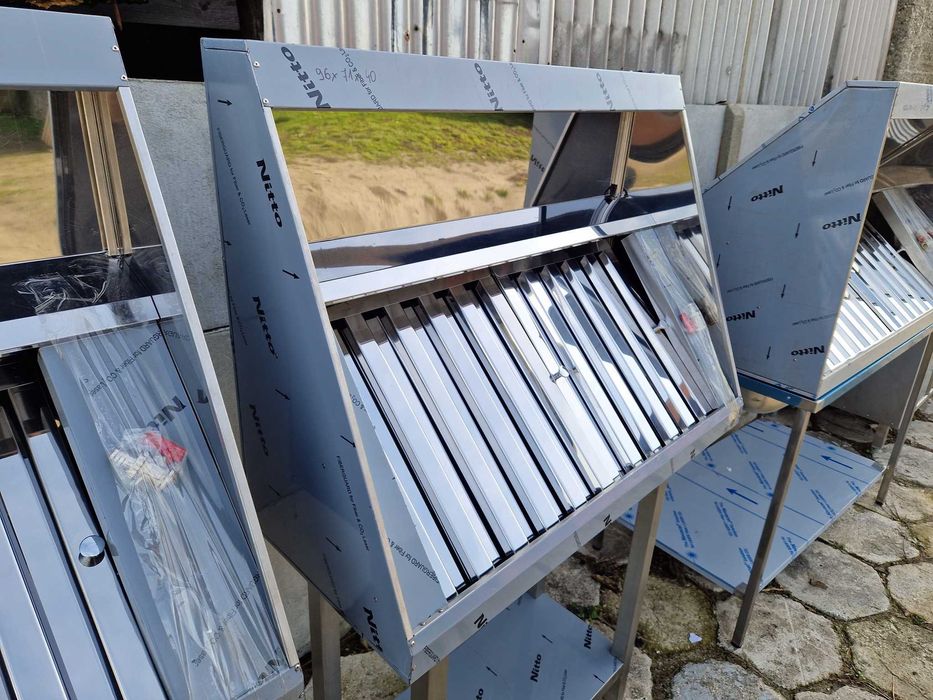 MEBLE GASTRONOMICZNE! Okap gastronomiczny 1200x700x400 komplet filtry