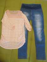 Комплект одежды джинсы для беременных. Одяг для вагітних