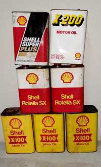 Latas óleo SHELL