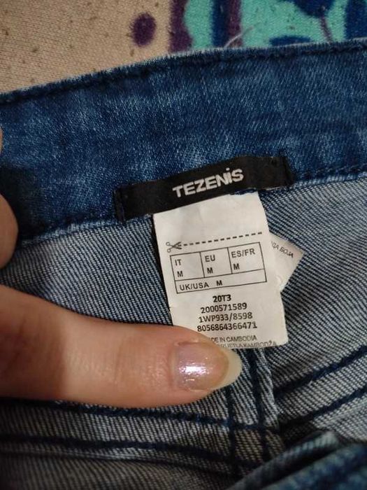 Jeans/calças de ganga skinny com brilhantes