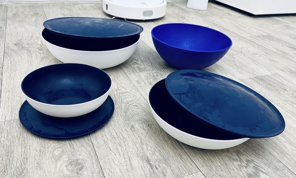 Посуда TUPPERWARE чаша форма набор контейнеров 0,75/1,5/3,5 литров