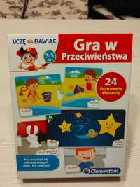 Gra w przeciwieństwa, układanki o przeciwnym znaczeniu. Clementoni