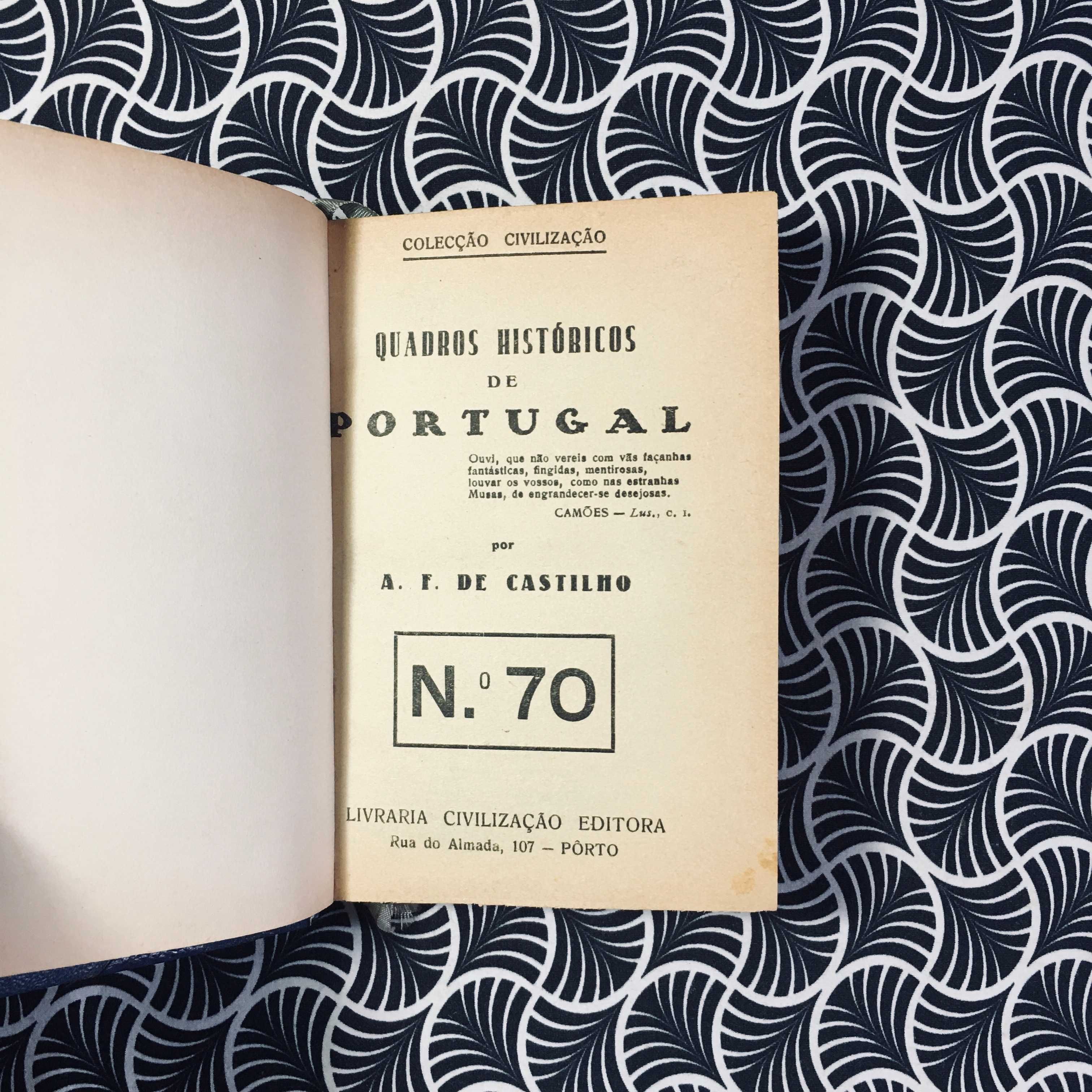 Quadros Históricos de Portugal (2 vols.) - A. F. de Castilho