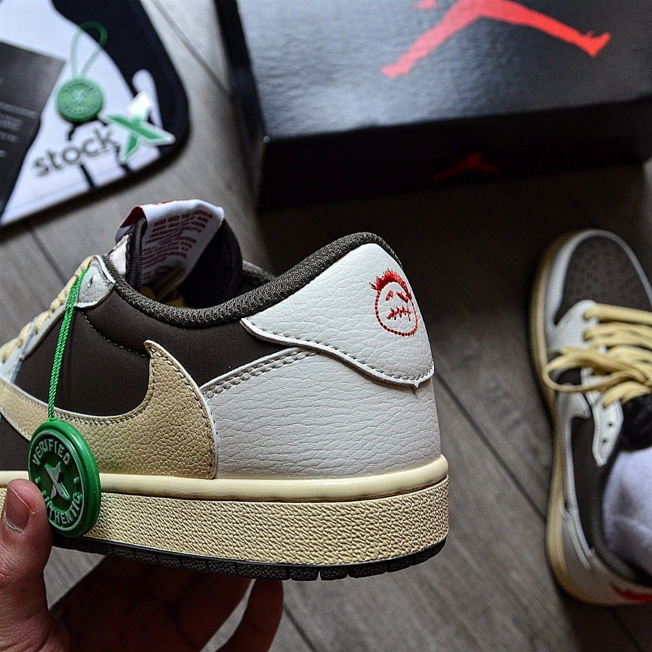 Nike Air Jordan 1 Low x Travis Scott 'Sail and Ridgerock'