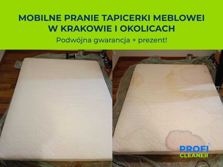 Pranie, czyszczenie tapicerki, narożników, sof, kanap, materace