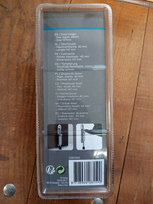 organicznik, odbojnik do drzwi, nowoczesny metalowy