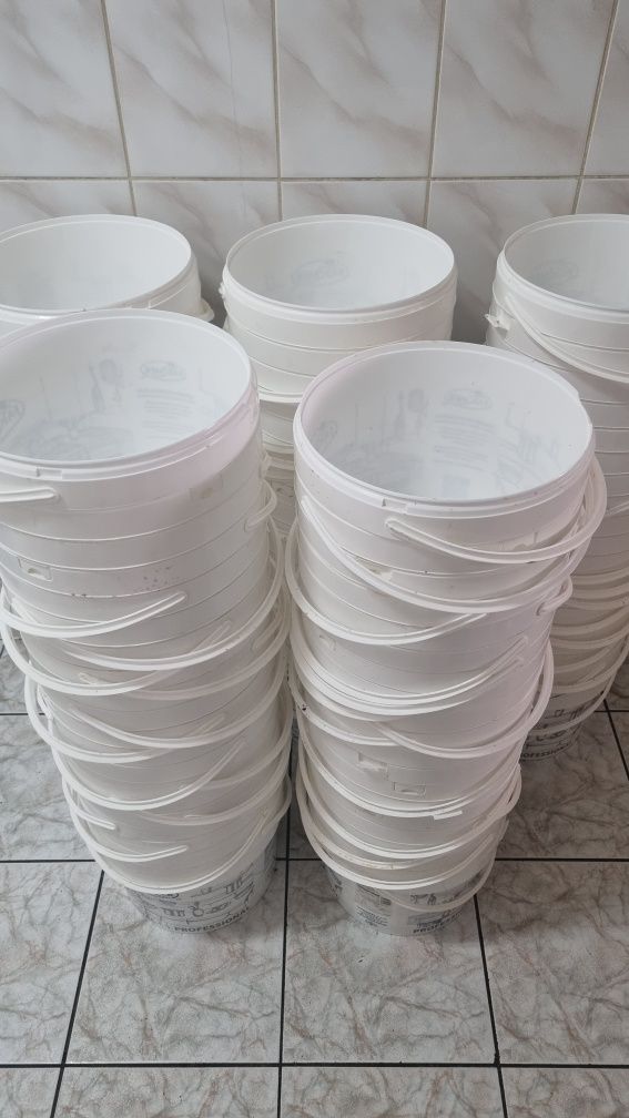 Wiaderka plastikowe  5L 10L po spożywce