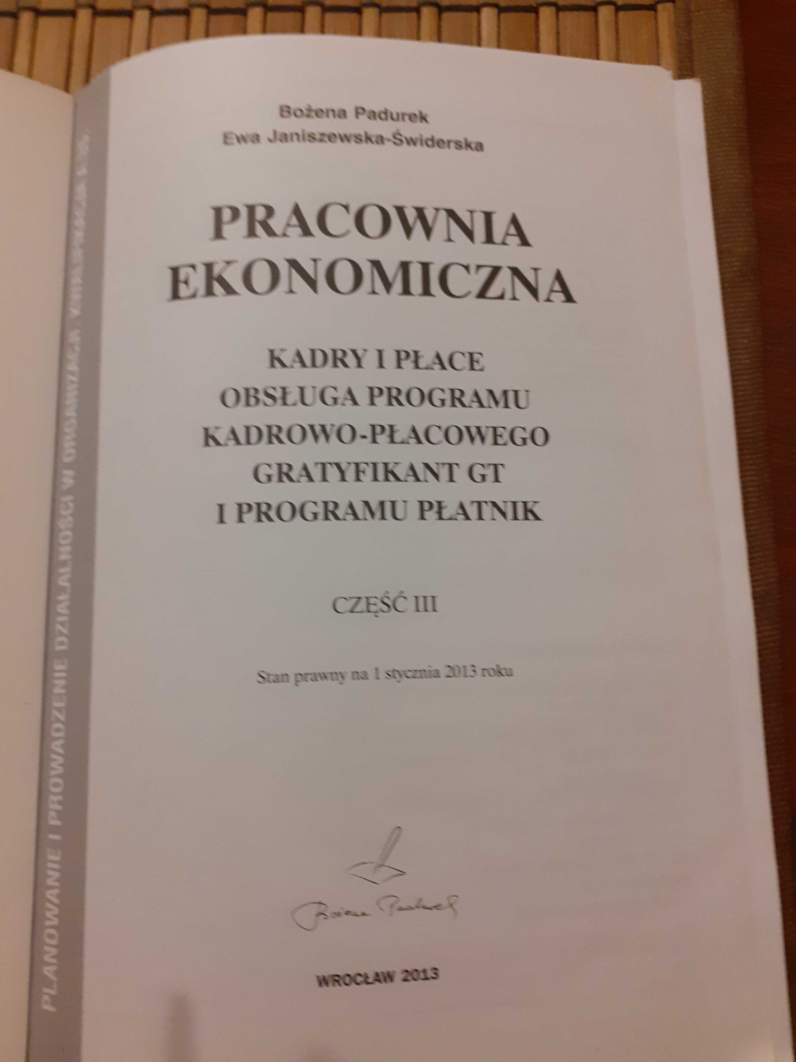 Pracownia Ekonomiczna  Bożena Padurek, Ewa Janiszewska- Świderski