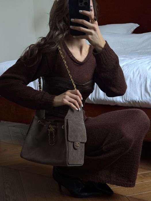 Сумка Chanel замшева