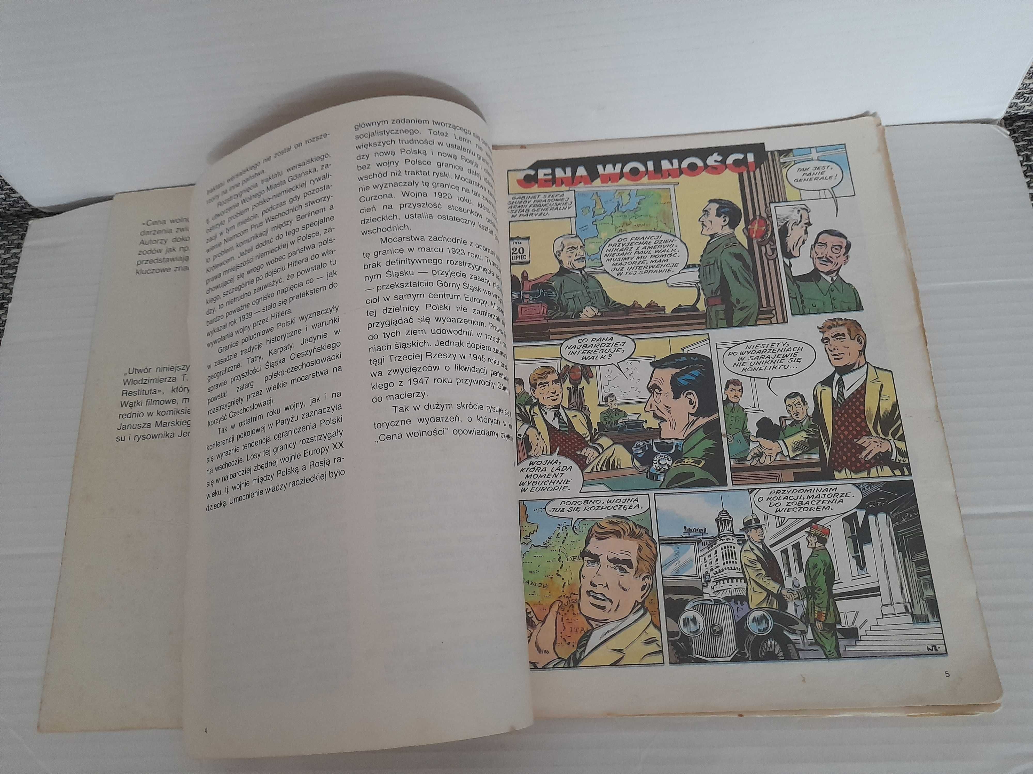 Komiks Polonia Restituta CENA WOLNOŚCI 1988 wydanie 1 Jerzy Wróblewski