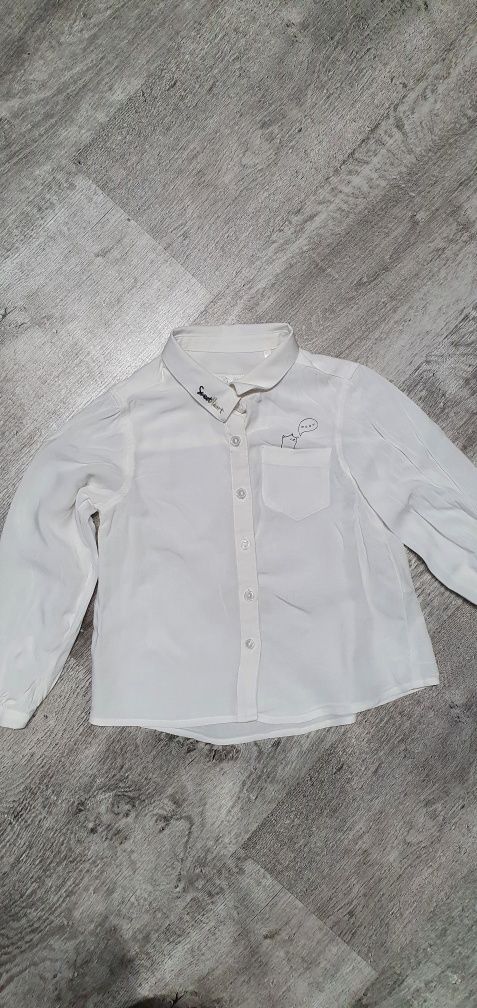 Biała koszula cool club 98 przedszkole apel rozpoczęcie roku