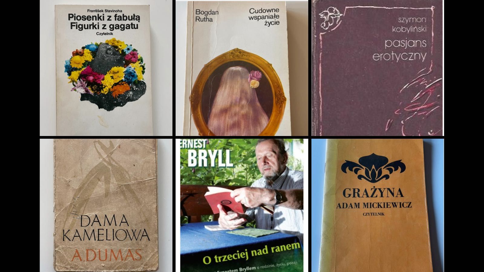 literatura piękna Ernest Bryll zestaw 6 książek