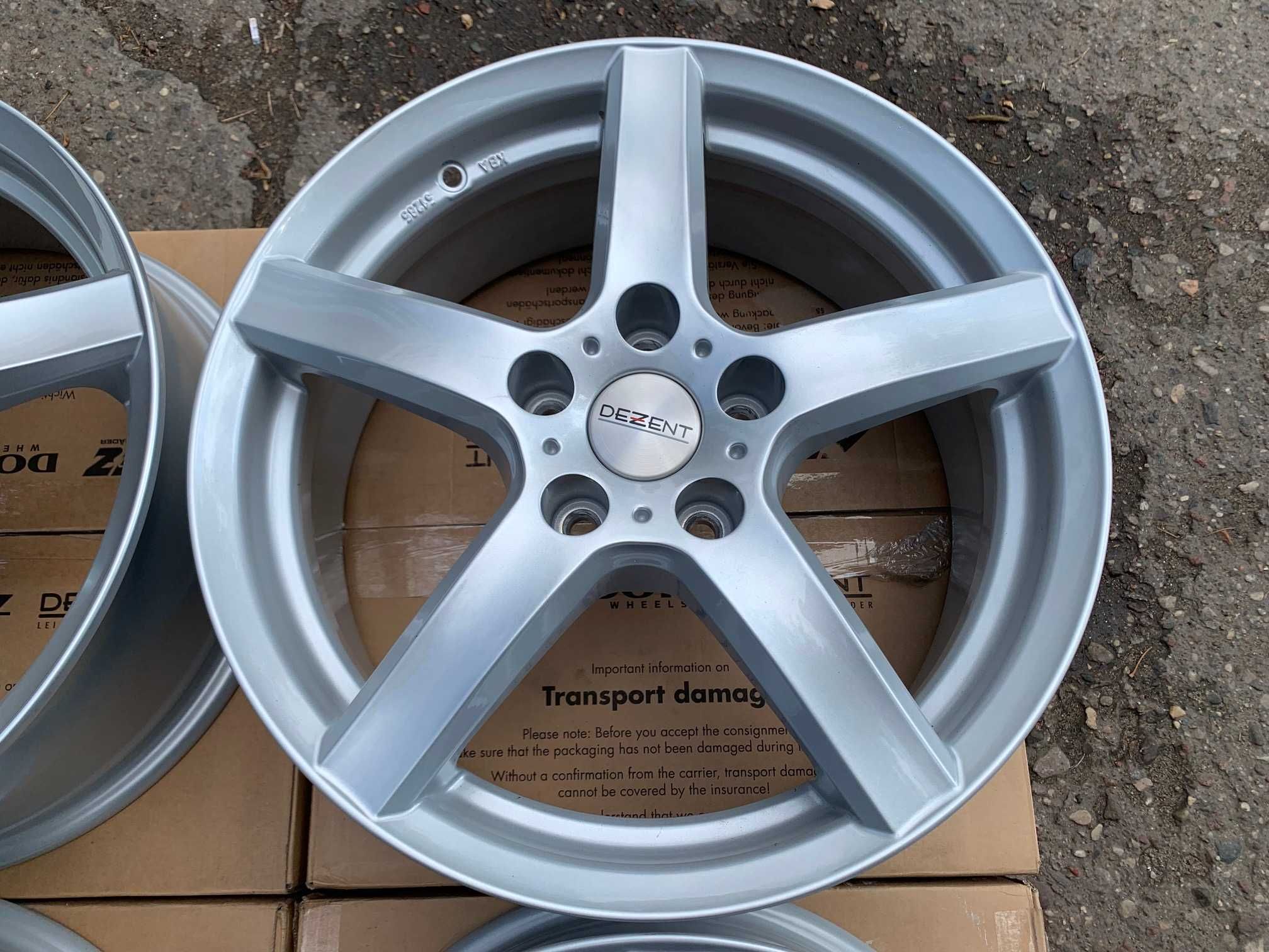 4x felgi DEZENT TY silver 17" roz 5x114,3 ET40 TOYOTA KIA NISSAN LEXUS