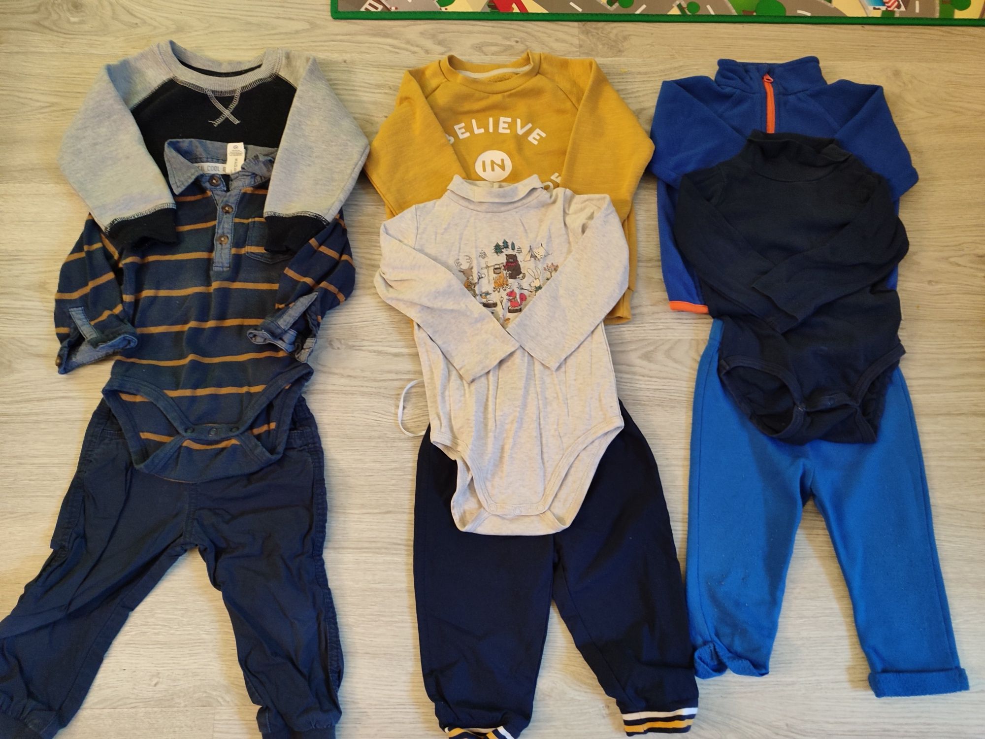 Conjunto de 12 roupinhas para menino 18 meses