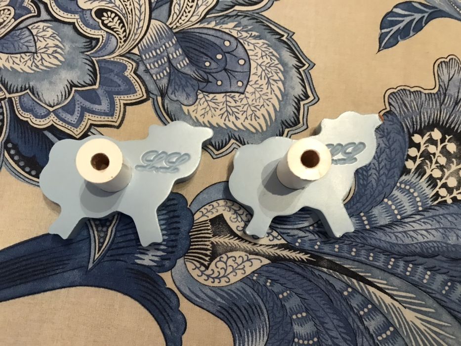 Puxadores em madeira ovelhas para armario