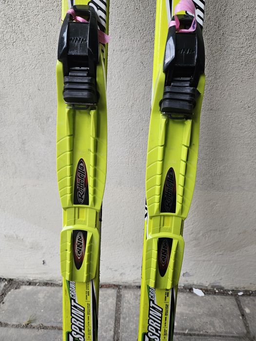 Narty biegowe biegowki fischer 110 cm NNN. kijki 95cm Buty r. 29