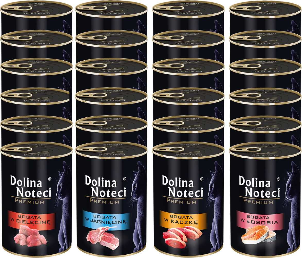 Dolina Noteci PREMIUM Mokra Karma dla Kota MIX Smaków 24x400g