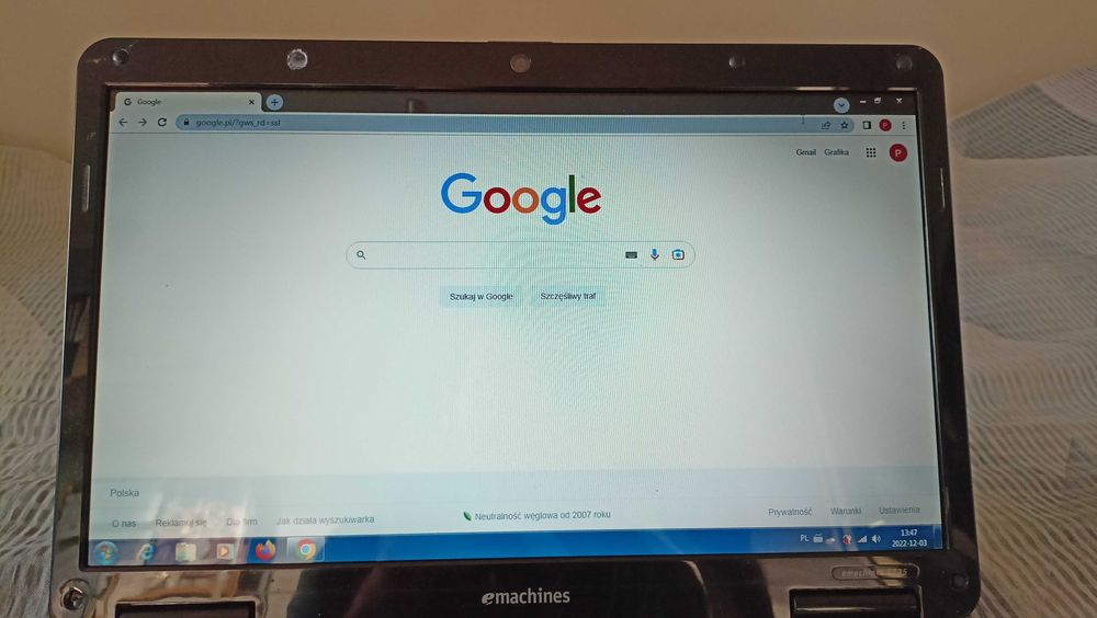 Laptop Acer Emachines E725 używany sprawny