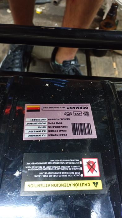 Agregat TYNGDURS prądotwórczy