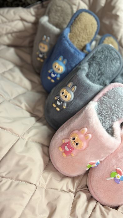 Дитячі капці тапки доя дому змінне взуття доя хлопчика дівчинки 24-35