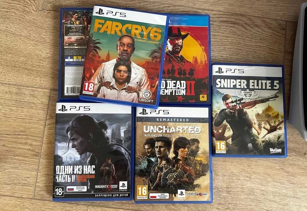 Приставка PlayStation 5 FAT | 1000Gb | Стан на фото | + 3 Ігри