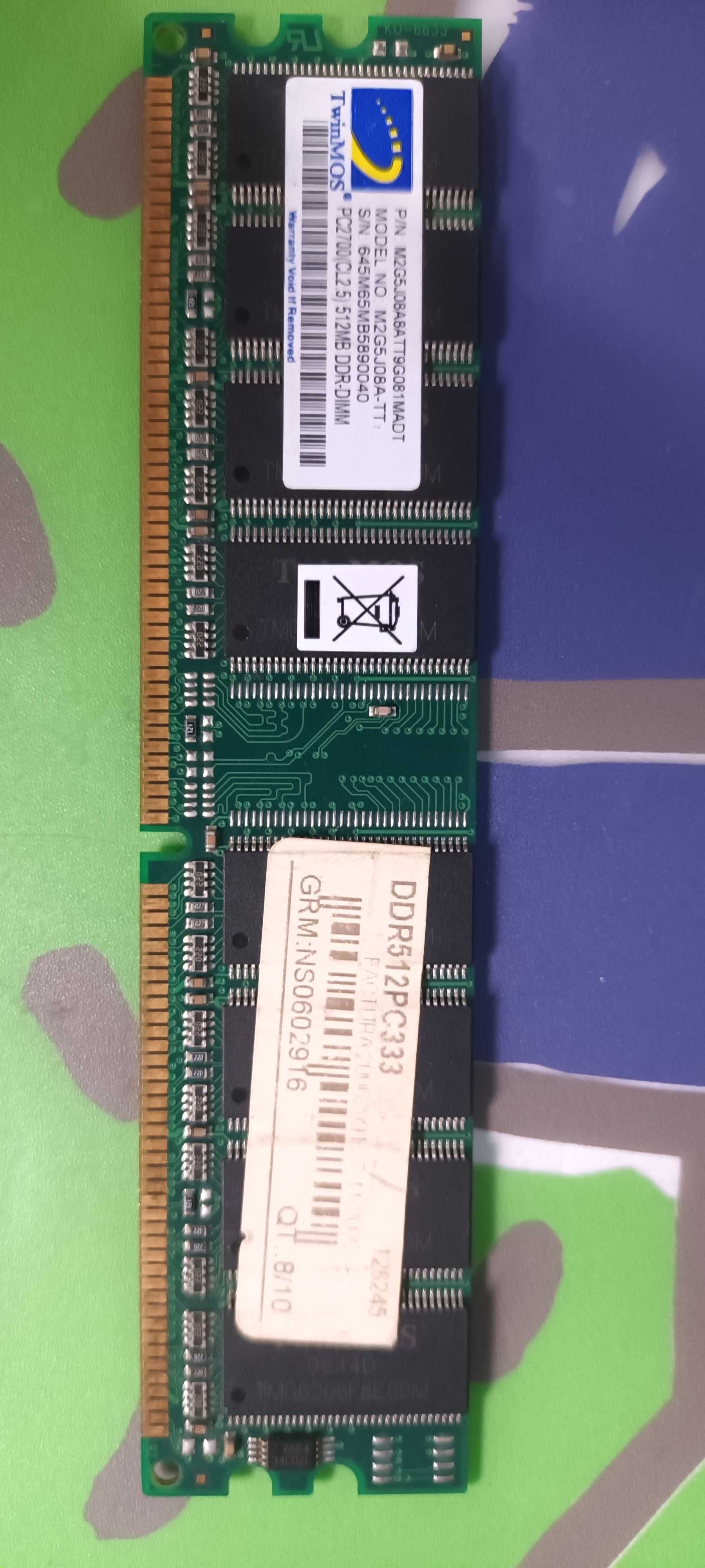 memoria ram ddr 512mb