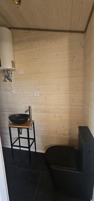 Domek mobilny Tiny Hause jezioro działka biuro