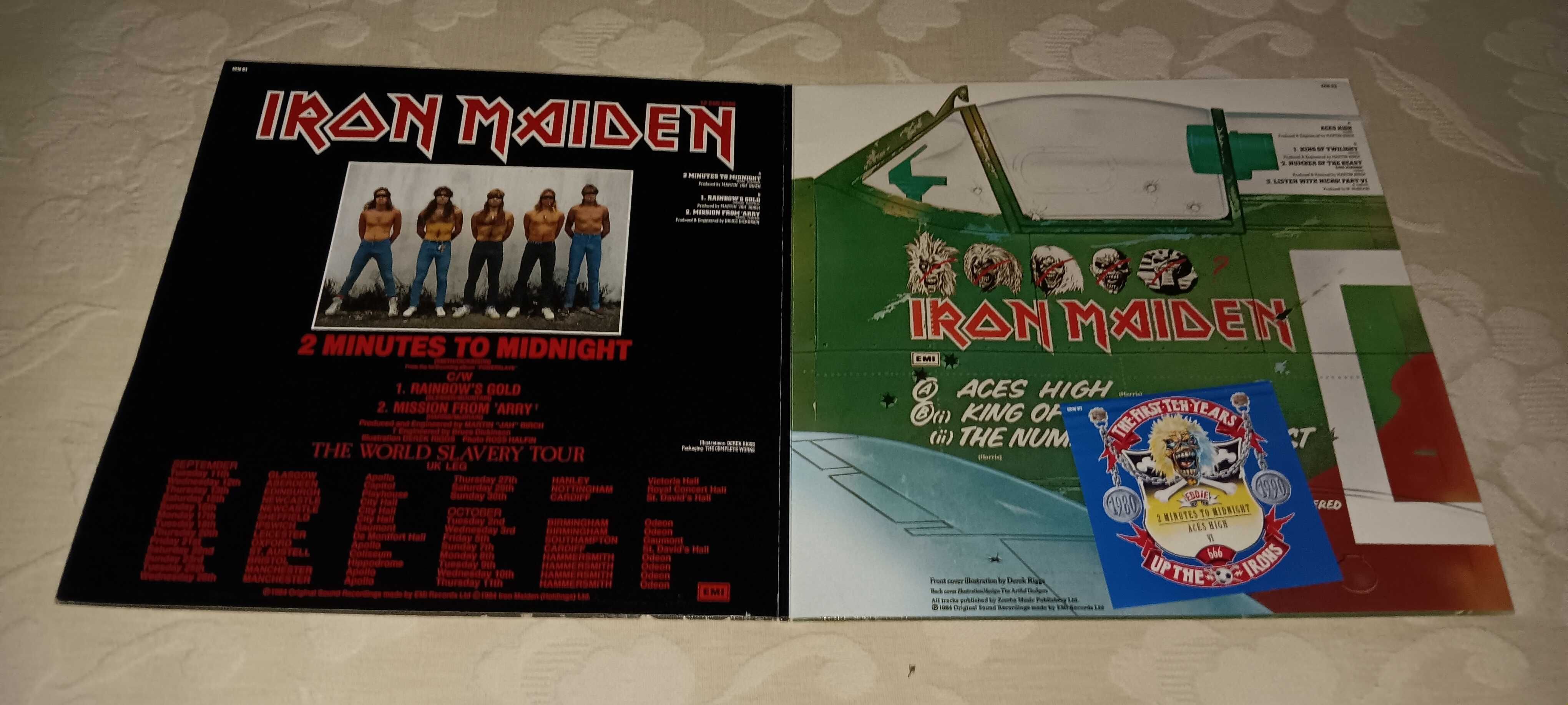 Iron Maiden – 2 Minutes To Midnight/Aces High – 2x12”Lp