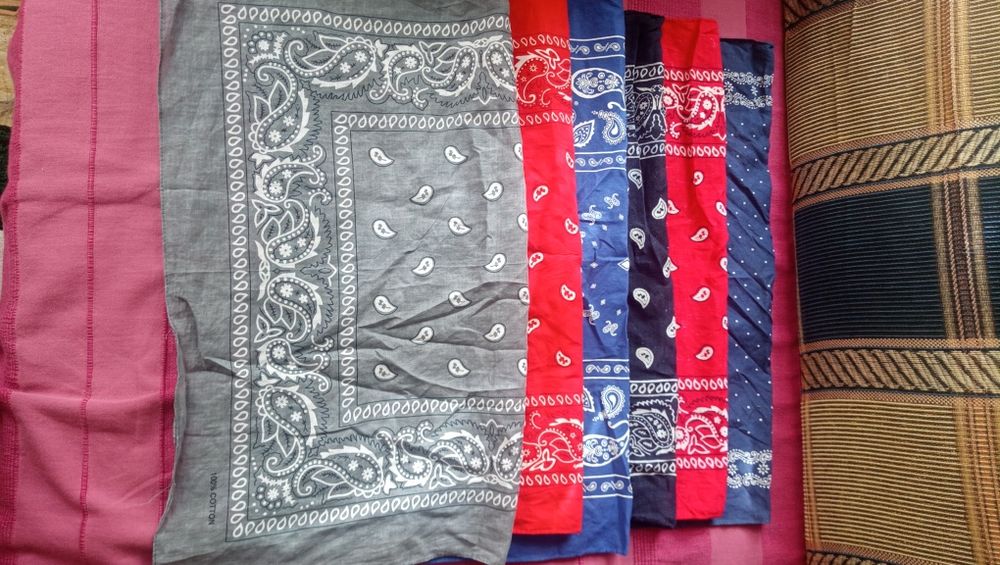 Бандани бавовна 100 відсотків розмір 55на55