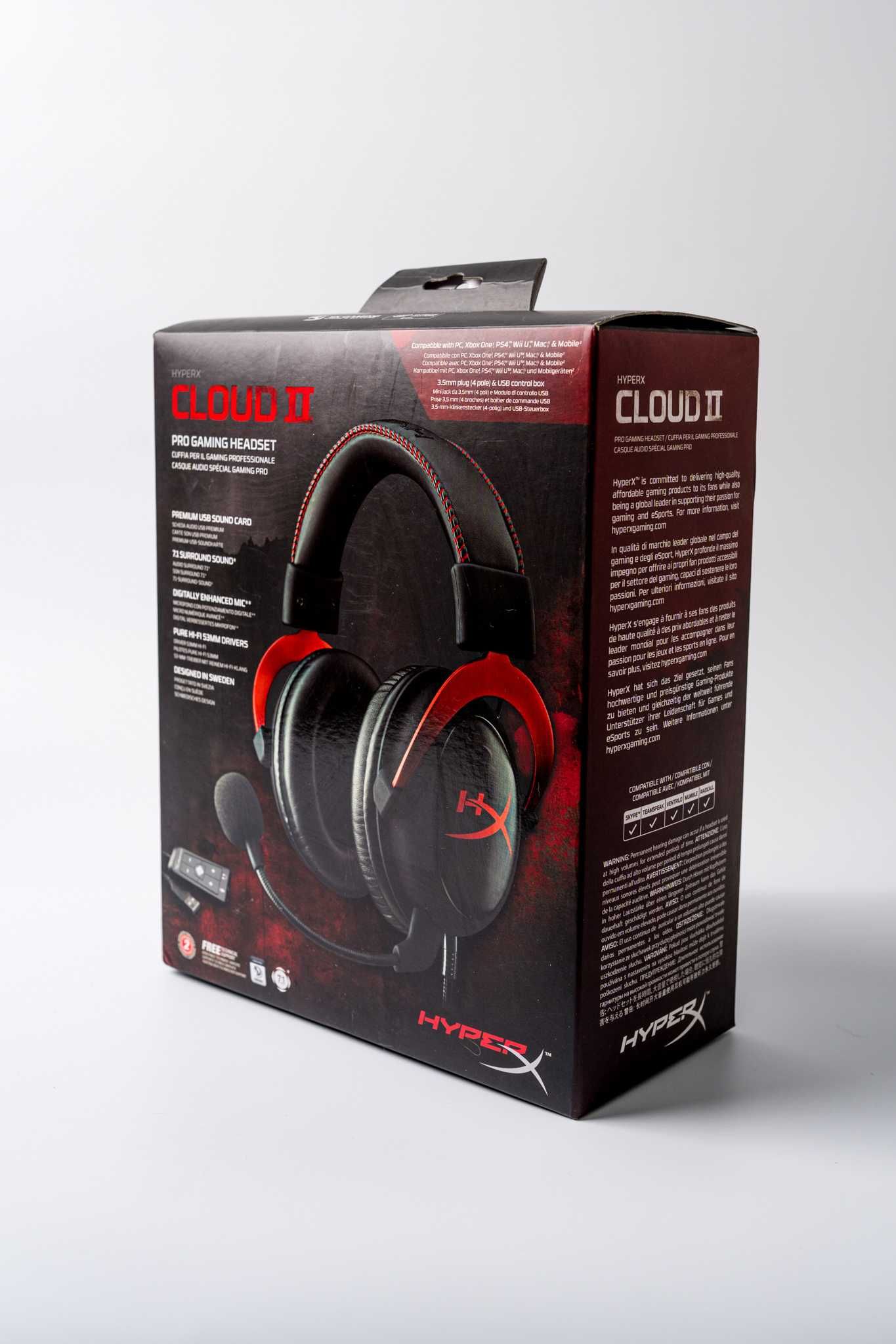 Auscultadores Gaming HYPERX Cloud II