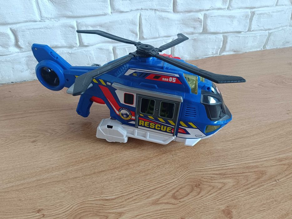 Helikopter z dźwiękiem, działkiem i wyciągarką + WYSYŁKA