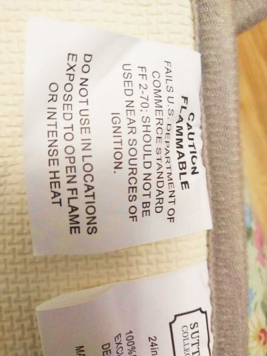 Мягкий бежевый коврик Sutton Collection